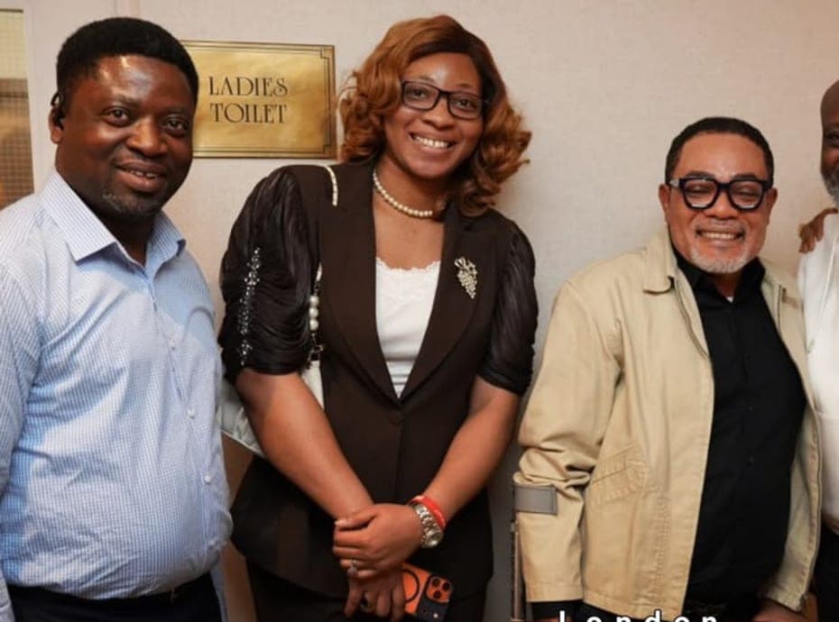 Segun Akande with event guests